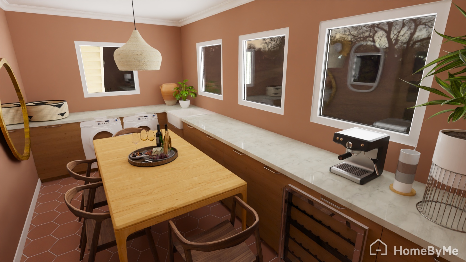 Terracotta Butler's Pantry